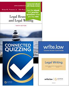 Legal Reasoning and Legal Writing (Connected eBook with Study Center + Print Book + Connected Quizzing + Write.law) 9798889068334