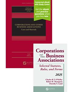 Corporations and Other Business Associations (w/ Connected eBook with Study Center) + Corporations and Other Business Associations Supplement Access (Bundle Set) 9798894116051