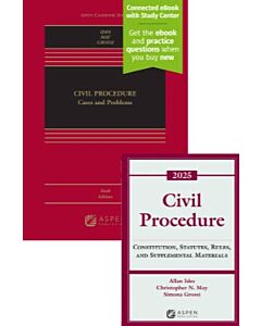Civil Procedure (w/ Connected eBook with Study Center) & Civil Procedure Supplement Access (Bundle Set) 9798894116297