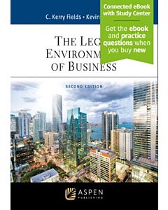 The Legal Environment of Business (w/ Connected eBook with Study Center) (Instant Digital Access Code Only) 9798894103716