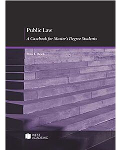 Public Law: A Casebook for Master's Degree Students 9781685611101