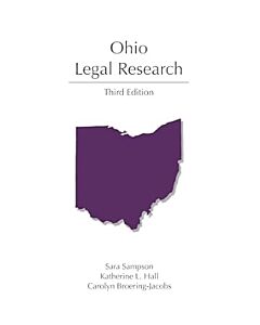 Ohio Legal Research 9781531015039