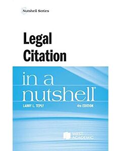 Law in a Nutshell: Legal Citation 9798317702038