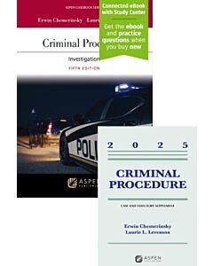 Criminal Procedure: Investigation (w/ Connected eBook with Study Center) + Criminal Procedure Supplement Access (Bundle Set) 9798899647444