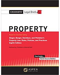 Casenotes Legal Briefs for Property 9781543807417