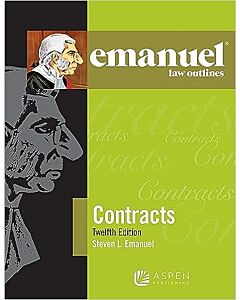 Emanuel Law Outlines: Contracts 9781543807516