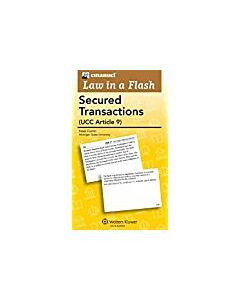 Law In A Flash Flashcards: Secured Transactions 9781454852292