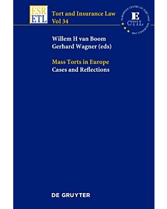 Mass Torts in Europe (Instant Digital Access Code Only) 9783110349450