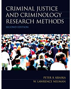Criminal Justice and Criminology Research Methods (Instant Digital Access Code Only) 9780135120088