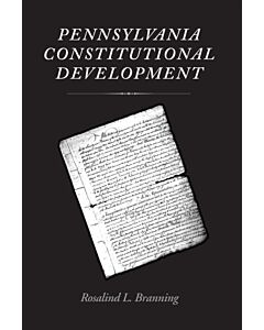 Pennsylvania Constitutional Development (Instant Digital Access Code Only) 9780822958185