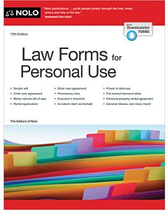Law Forms for Personal Use (Instant Digital Access Code Only) 9781413330939