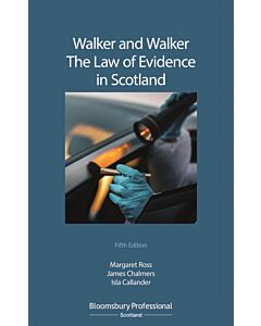 Walker and Walker: The Law of Evidence in Scotland (Instant Digital Access Code Only) 9781526514455
