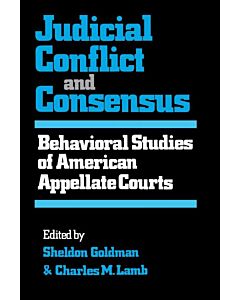 Judicial Conflict and Consensus (Instant Digital Access Code Only) 9780813152752