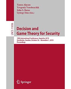 Decision and Game Theory for Security (Instant Digital Access Code Only) 9783030324292