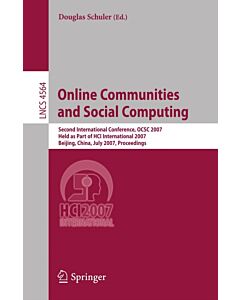 Online Communities and Social Computing (Instant Digital Access Code Only) 9783540732563