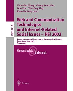 Web Communication Technologies and Internet-Related Social Issues - HSI 2003 (Instant Digital Access Code Only) 9783540404569