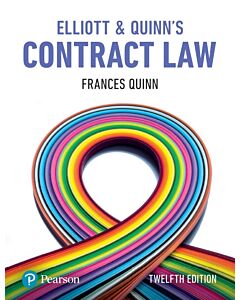 Contract Law (Instant Digital Access Code Only) 9781292251400