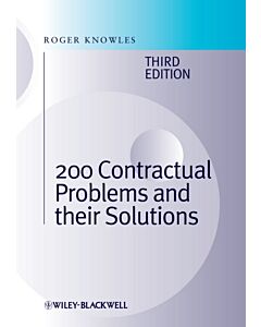 200 Contractual Problems and their Solutions (Instant Digital Access Code Only) 9780470658314