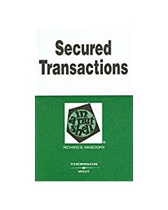 Law in a Nutshell: Secured Transactions 9780314172518