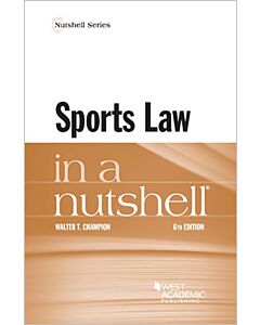 Law in a Nutshell: Sports Law 9781647084035