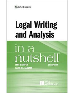 Law in a Nutshell: Legal Writing and Analysis 9798892097116