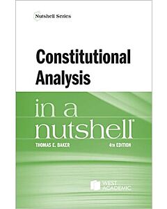 Law in a Nutshell: Constitutional Analysis 9798887860701