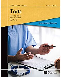 Black Letter Series: Torts 9781685617653