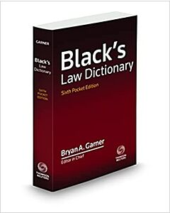 Black's Law Dictionary, Pocket Edition 9781731931610