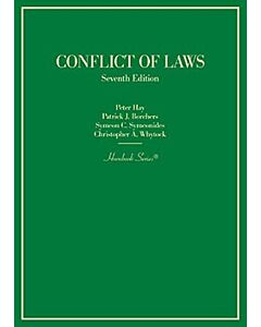 Hornbook on Conflict of Laws (Hornbook Series) 9798887869698