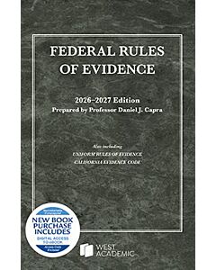 Federal Rules of Evidence, with Faigman Evidence Map 9798317709921