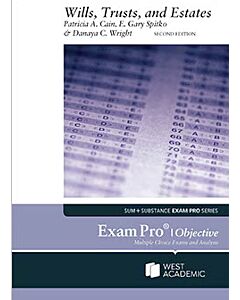 Exam Pro Series: Wills, Trusts, and Estates (Objective) 9781647084370