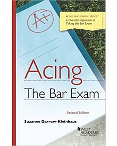 Acing the Bar Exam 9781634608060