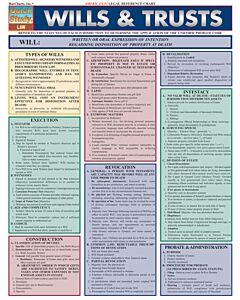BarCharts: Wills & Trusts 9781423236603
