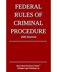 Federal Rules of Criminal Procedure 9781640021563