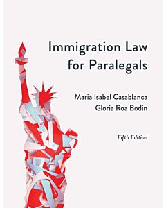Immigration Law for Paralegals 9781531021344