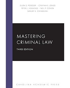 Mastering Criminal Law 9781531022907