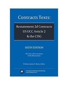 Contracts Texts: Restatement 2d Contracts, UCC Article 2 & the CISG (Instant Digital Access Code Only) 9781888870787