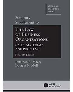 Supplement to The Law of Business Organizations: Cases, Materials, and Problems 9781685612252