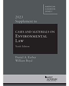 Cases and Materials on Environmental Law Supplement 9781636598994