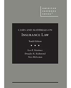 Cases and Materials on Insurance Law (American Casebook Series) (Used) 9781636598758