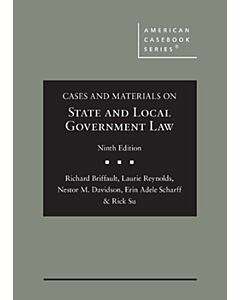 Cases and Materials on State and Local Government Law (American Casebook Series) (Rental) 9781647085612