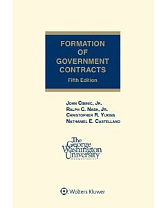 Formation of Government Contracts 9781543880359