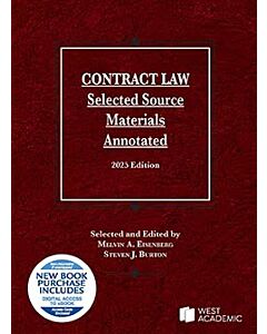 Contract Law, Selected Source Materials Annotated 9798895453612