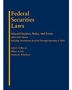 Federal Securities Laws: Selected Statutes, Rules, and Forms (Instant Digital Access Code Only) 9798895452165