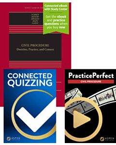 Civil Procedure: Doctrine, Practice, and Context (Connected eBook with Study Center + Connected Quizzing + PracticePerfect) (Instant Digital Access Code Only) 9798892078191