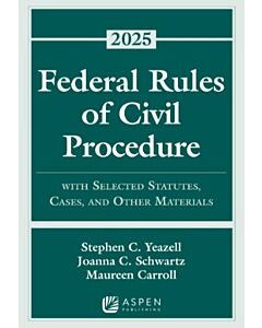 Federal Rules of Civil Procedure: With Selected Statutes and Other Materials 9798892077774