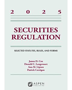 Securities Regulation: Selected Statutes, Rules, and Forms Supplement (Instant Digital Access Code Only) 9798894107288