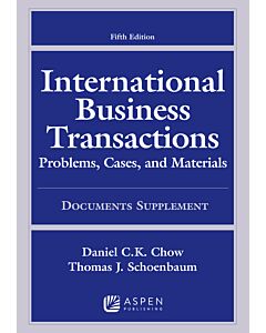 International Business Transactions: Problems, Cases, and Materials Documents Supplement (Instant Digital Access Code Only) 9798889064923