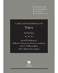 Cases and Materials on Torts - CasebookPlus (American Casebook Series) 9798317703370