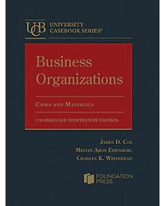 Business Organizations, Cases and Materials, Unabridged (University Casebook Series) 9780314291240
